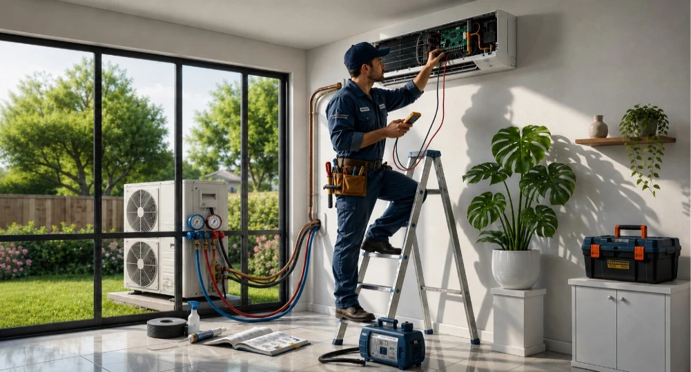 Instalación de aire acondicionado — AIRCOLD