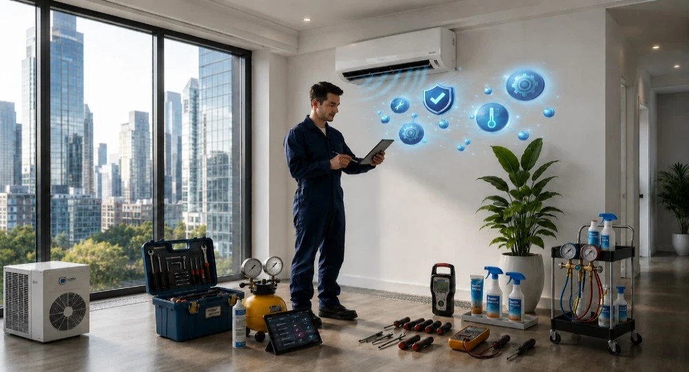 Mantenimiento de aire acondicionado — AIRCOLD
